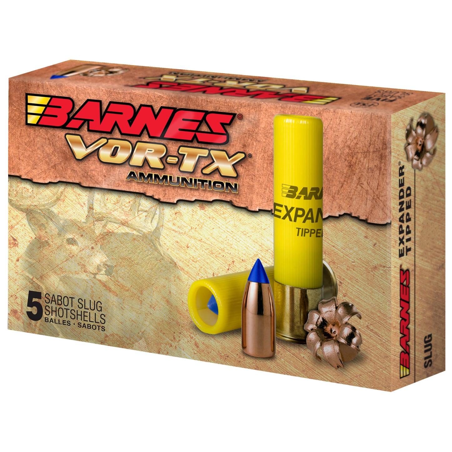 Barnes, VOR-TX, 20 Gauge 3", 250 Grain Slug, Shotshell (5 Round Box)