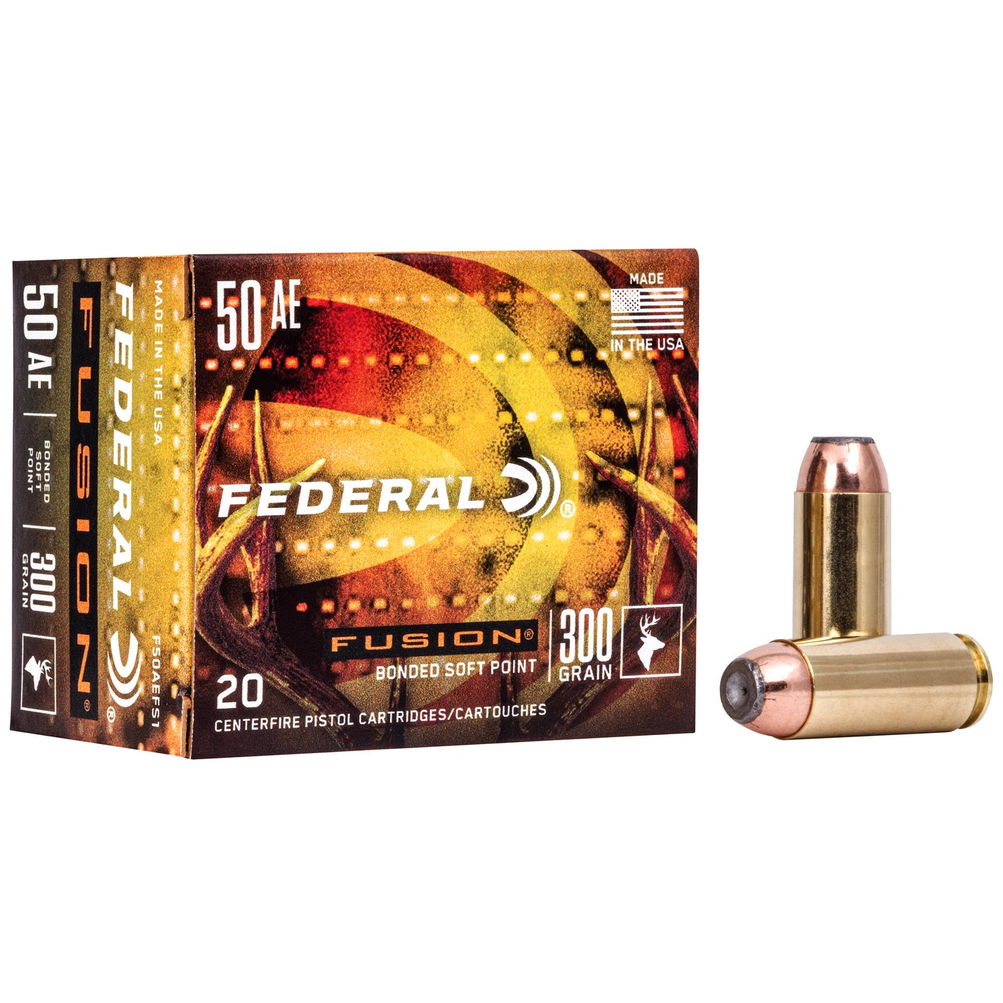 Federal, Fusion, 50 Action Express, 300 Grain | SP | (20 Round Box)