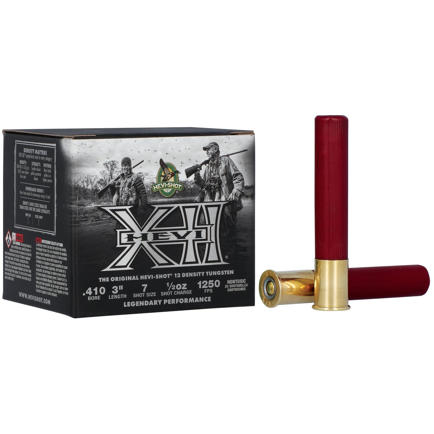 HEVI-Shot, Hevi-XXI, 410 Bore, 3" Chamber, #7 Shot, Tungsten Pellets (25 Round Box)