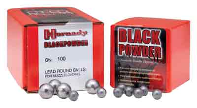 ROUND BALL 100CT 15BX/CSHORNADY .480 .50 CALIBER