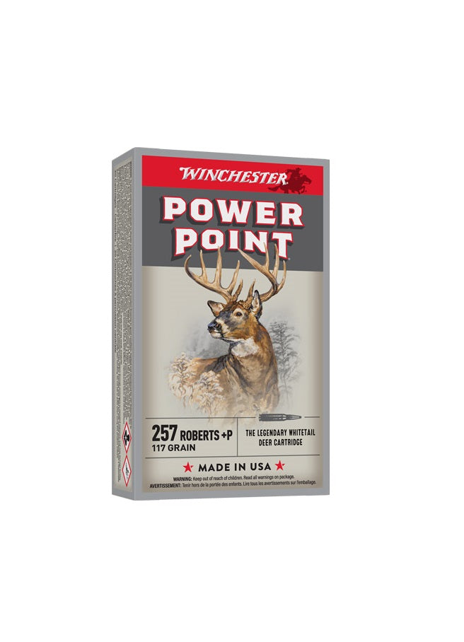 +P 117GR PWR PNT 20RD 10BX/CSWINCHESTER SUPER-X 257 ROBERTS