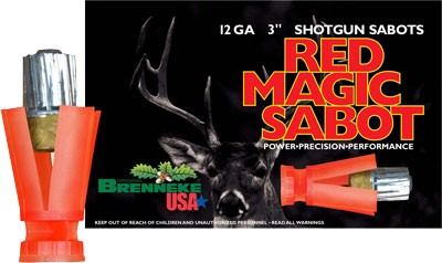 1OZ SABOT 5RD 50BX/CSBRENNEKE USA RED MAGIC 12GA 3"