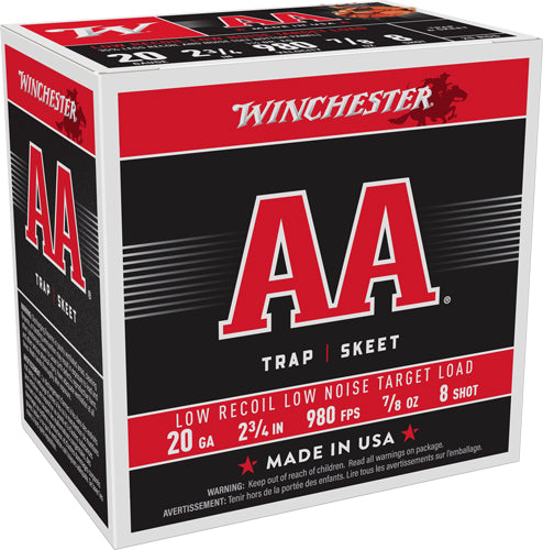 #8 890FPS LOTWINCHESTER AA 20GA 2.75" 7/8OX (250 Round Case)