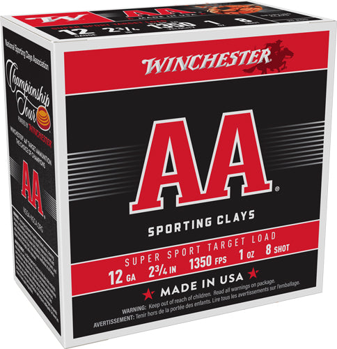 #8 1350FPS LOTWINCHESTER AA 12GA 2.75" 1OZ (250 Round Case)