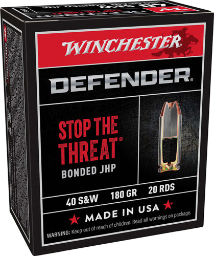 180GR PDX1 DEF 20RD 10BX/CS WINCHESTER SUPREME ELITE 40 SW