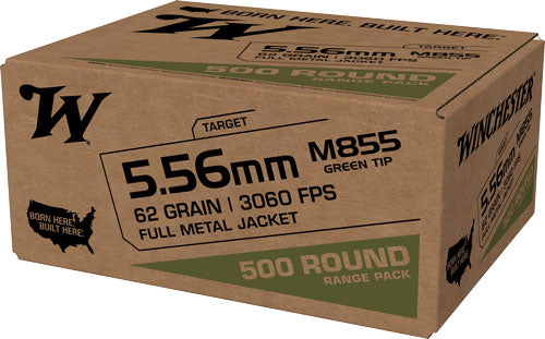 GREENT TIP 1000RD CASE LOT WINCHESTER USA 5.56X45 62GR