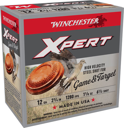 2.75" 1- 1/8OZ #6.5 25RD 10B/C WINCHESTER XPERT STEEL 12GA