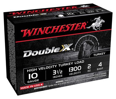 2OZ #4 10RD 10BX/CS WINCHESTER DOUBLE-X 10GA 3.5"
