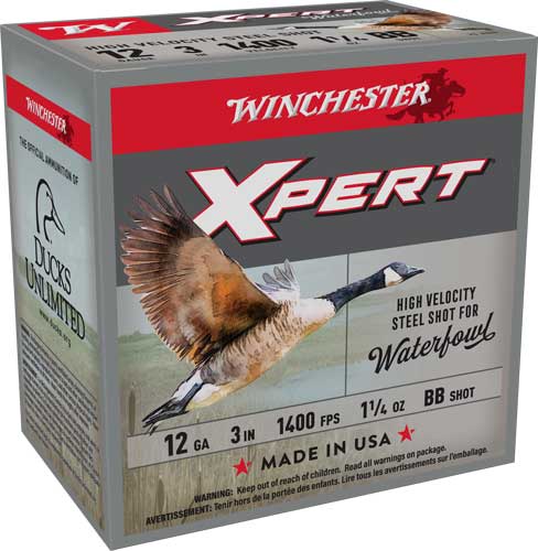 1-1/4OZ #BB 1400FPS 25RD 10B/C WINCHESTER XPERT STEEL 12GA 3"