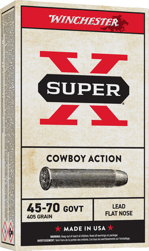 405GR LEAD-FN 20RD 10BX/CS WINCHESTER SUPER-X 45-70 GOV