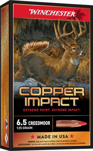 CM 125GR 20RD 10BX/CS WINCHESTER COPPER IMPACT 6.5
