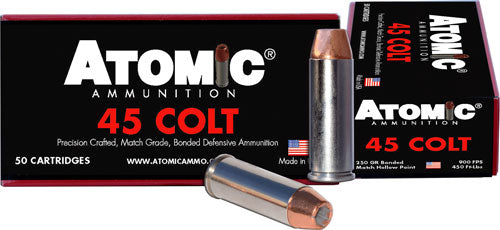 10BX/CS ATOMIC 45 LC 250GR MATCH HP (50 Round Box)