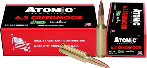 10BX/CS ATOMIC 6.5 CM MATCH 142GR HPBT (20 Round Box)