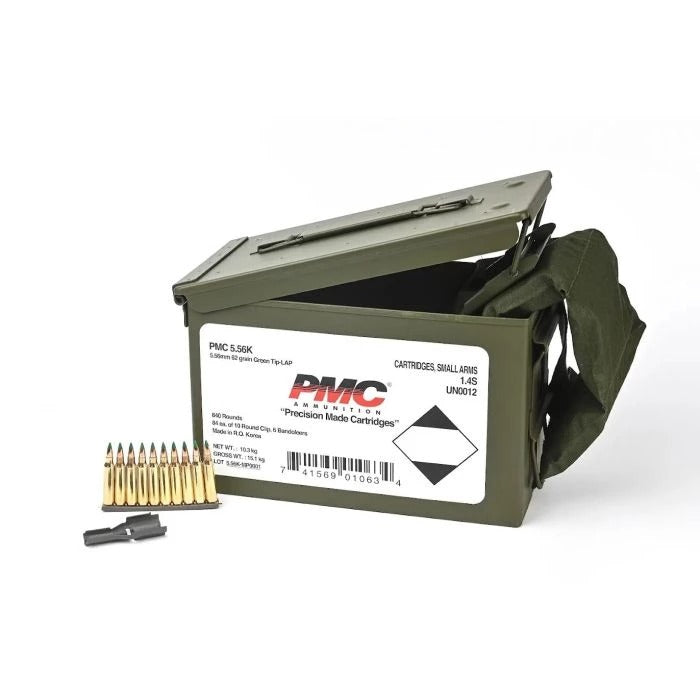 PMC Bronze Ammo Can 5.56NATO Rifle Ammo - 62 Grain | LAP | (840 Round Can)