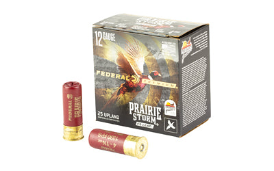 Federal, Prairie Storm, FLIGHTCONTROL FLEX WAD, 12 Gauge, 2.75", #4 Shot, CPL/Nickel-plated Lead Pellets (25 Round Box)