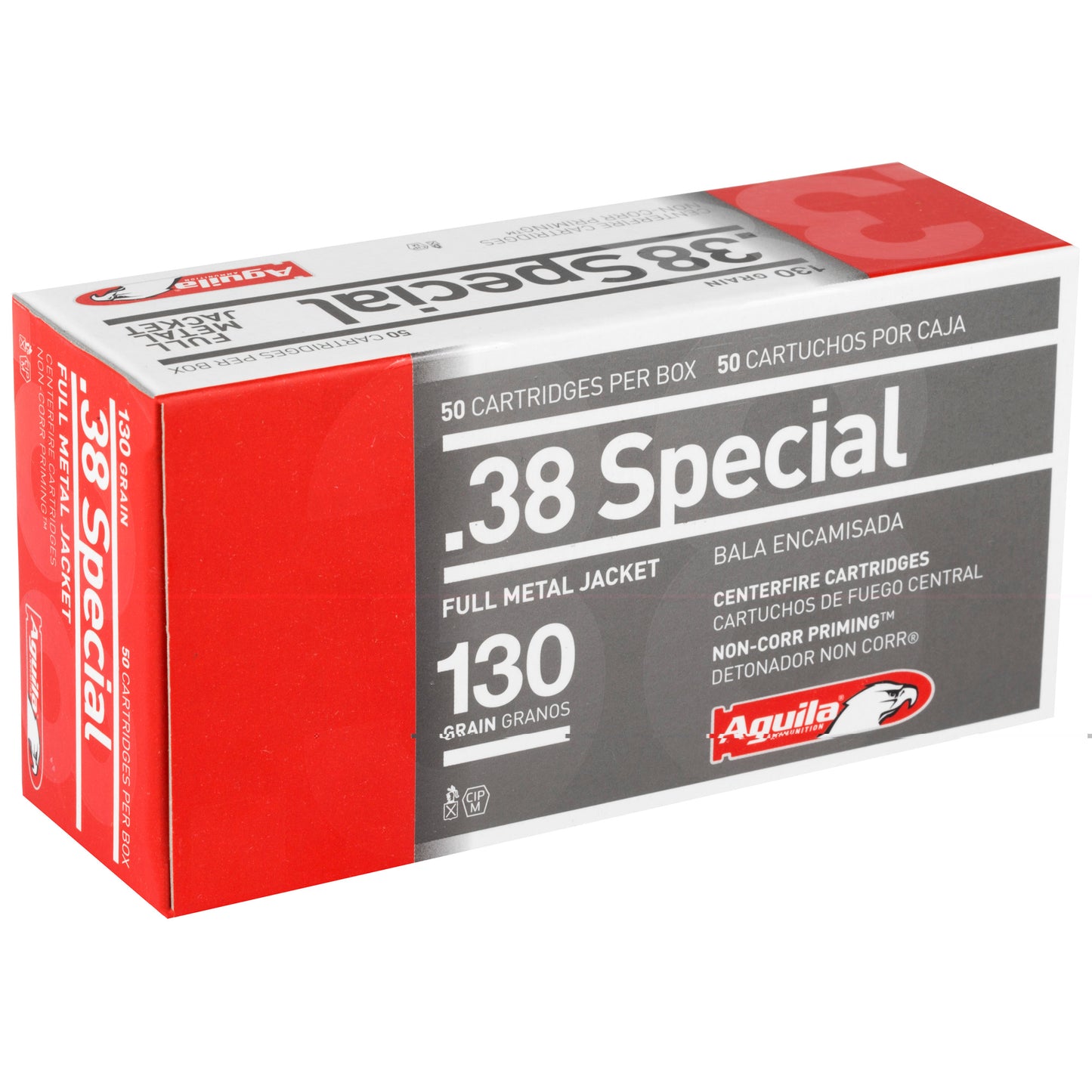 Aguila, 38 Special, 130 Grain | FMJ | (50 Round Box)