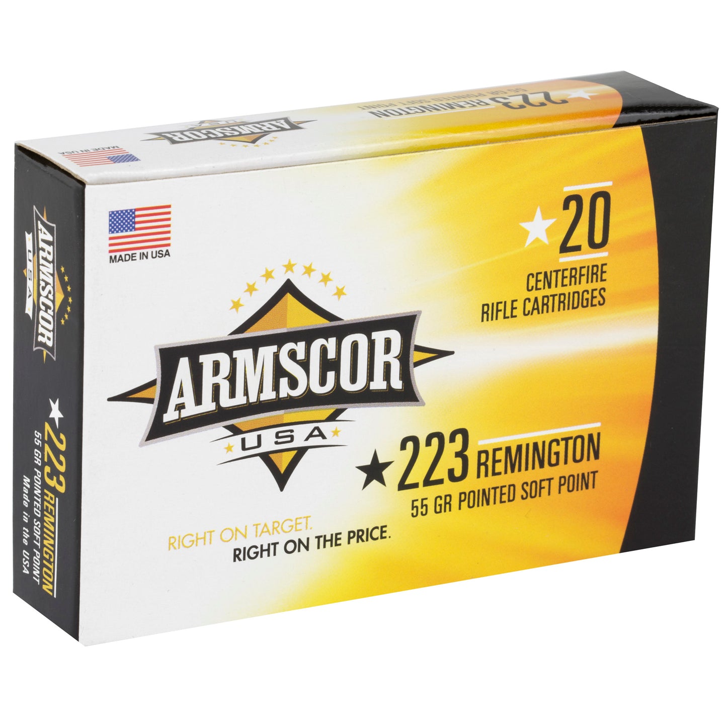 Armscor, .223 Rem, 55 Grain | PSP | (20 Round Box)