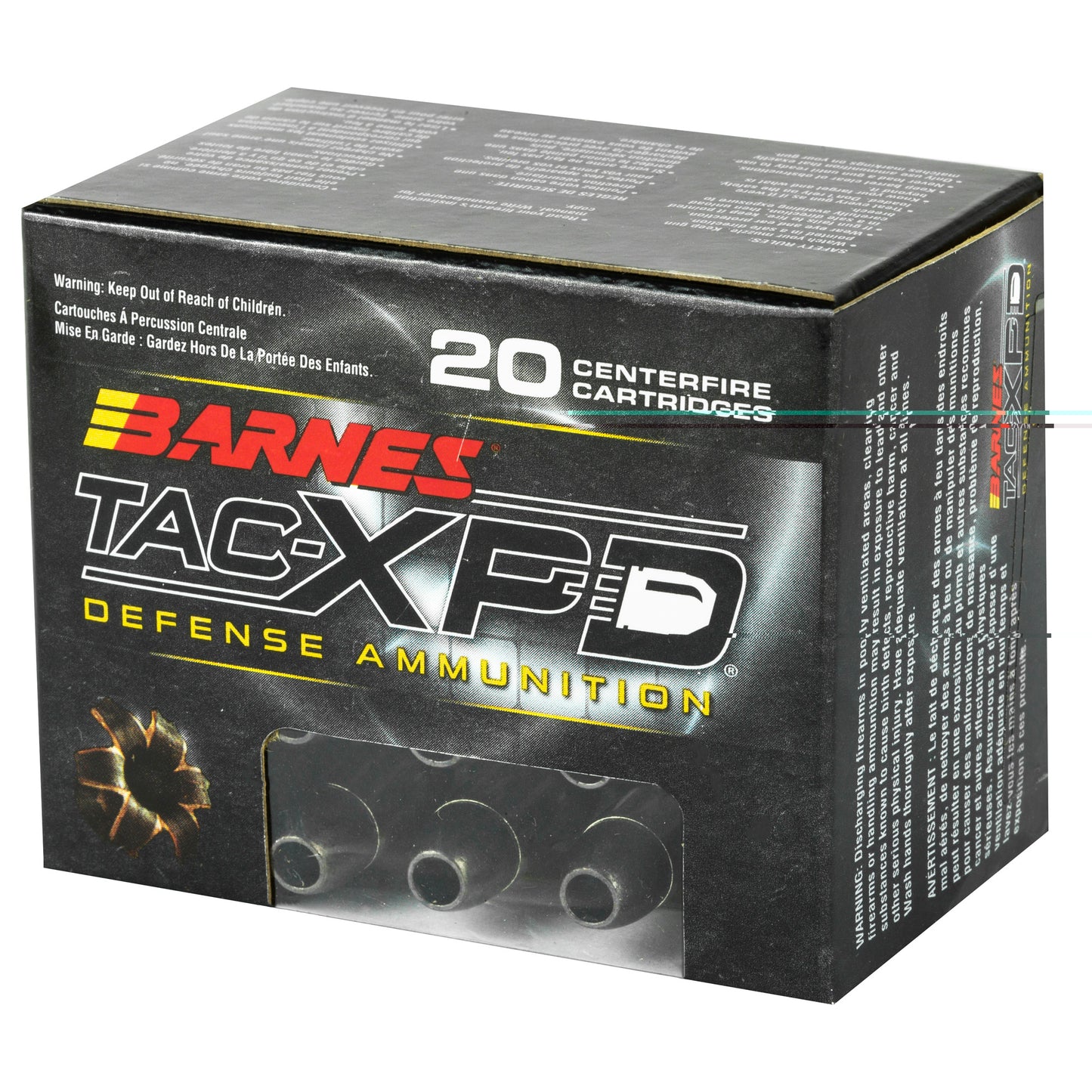 Barnes, TAC-XPD, 357 Mag, 125 Grain (20 Round Box)