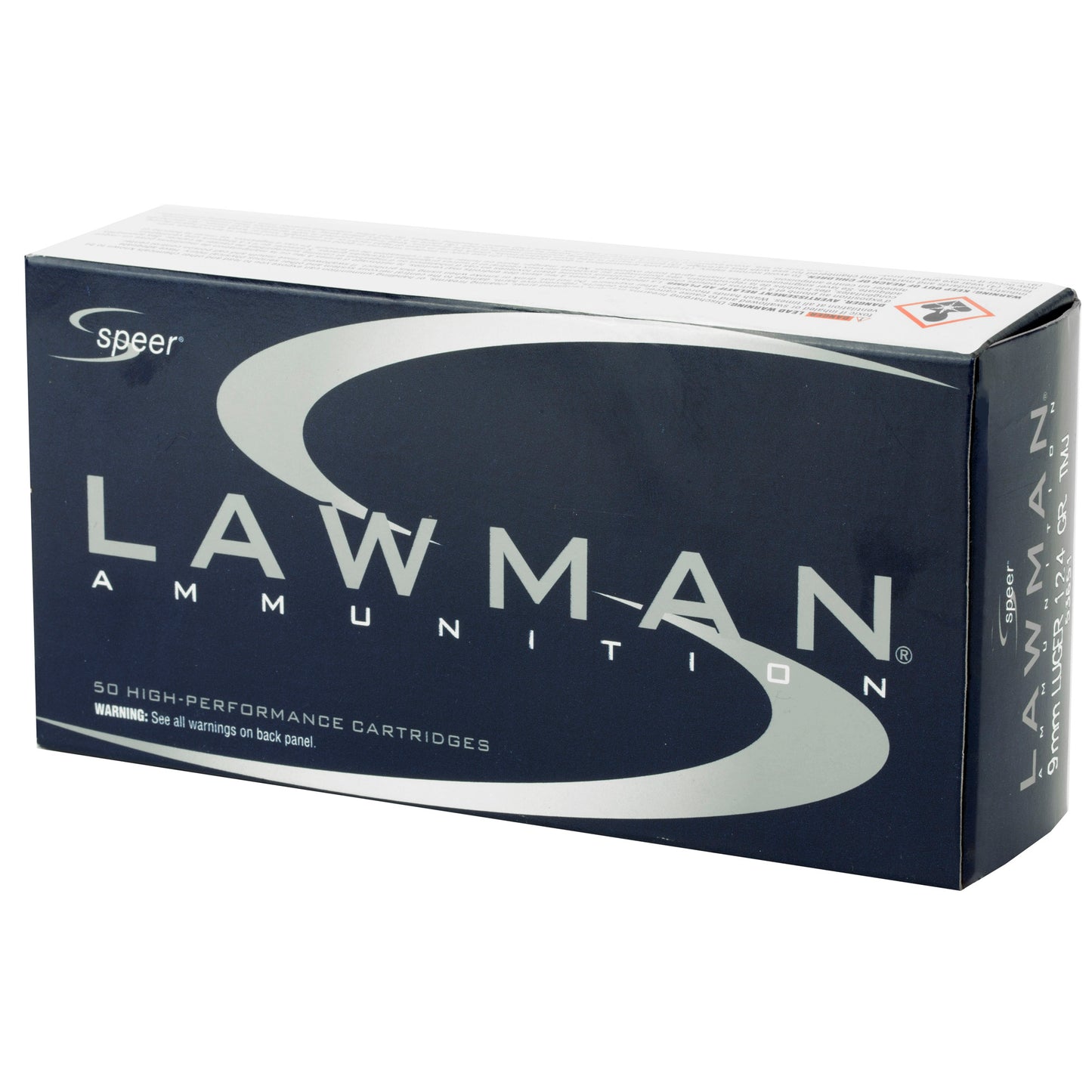 Speer Lawman, 9mm, 124 Grain | TMJ | (50 Round Box)