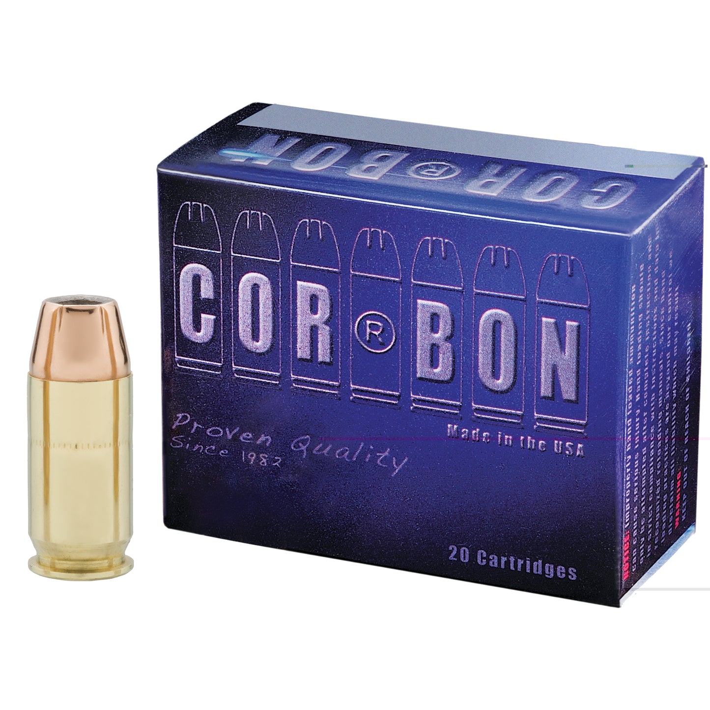 Corbon Ammo, Self Defense, 45ACP, 185 Grain | JHP | +P (20 Round Box)