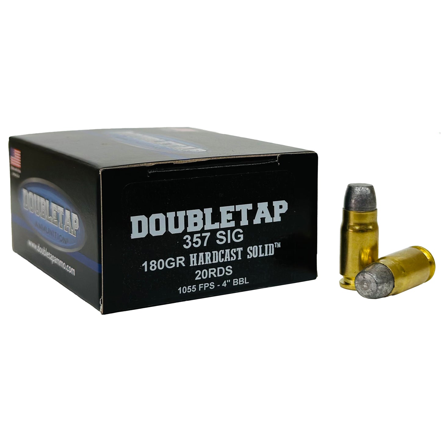 Doubletap, .357 Sig, 180 Grain, Hardcast Solid, 20 Rounds per Box
