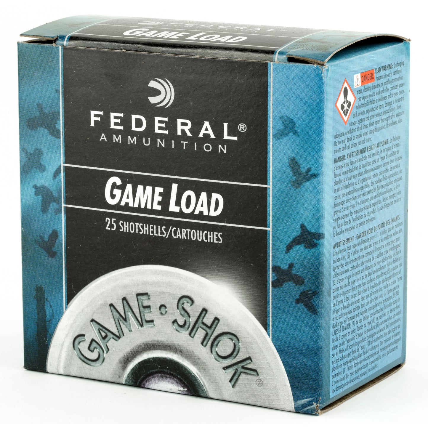 Federal Game Load 12ga 2 3/4" #8 (25 Round Box)