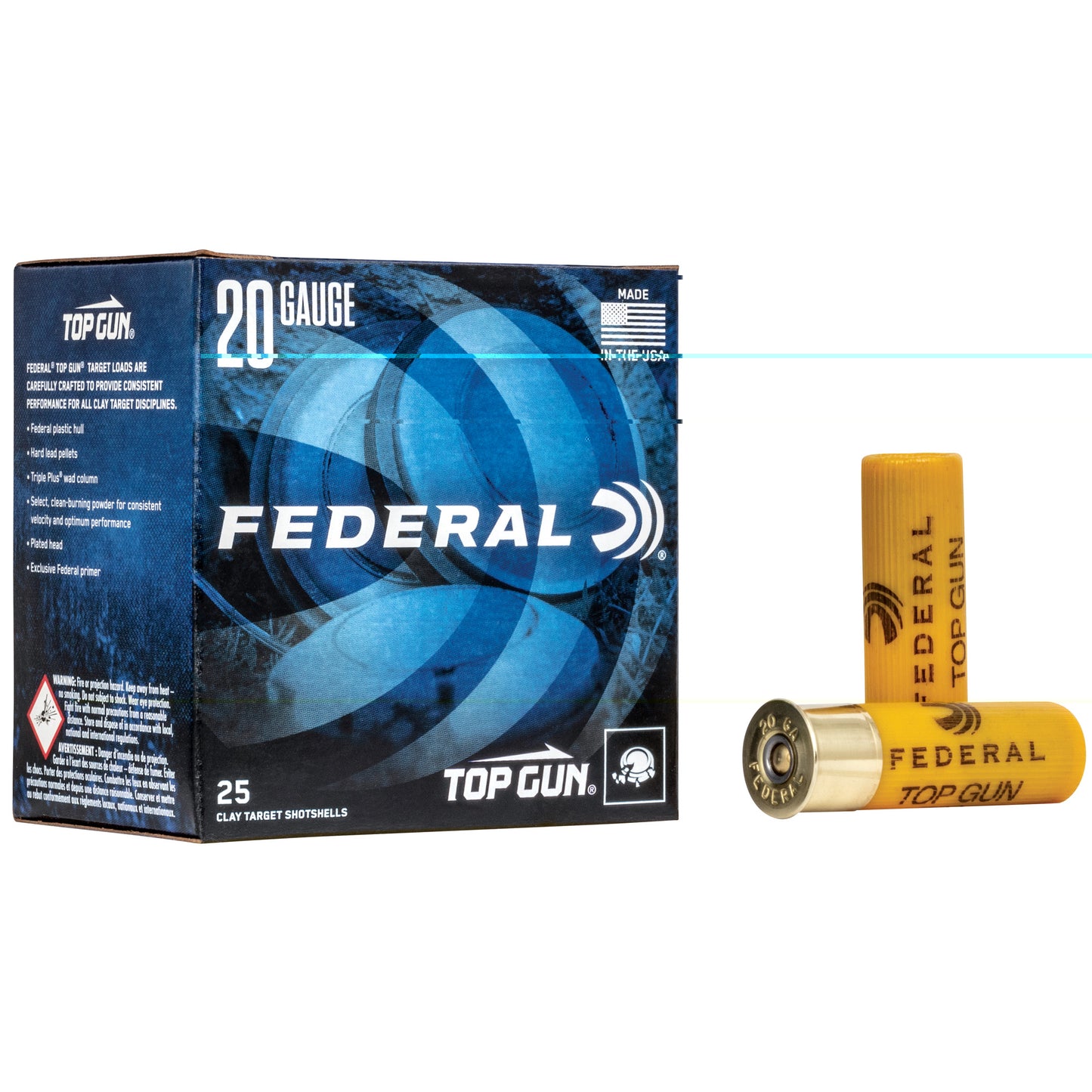 Federal, Top Gun, 20 Gauge 2.75", #7.5, 7/8 oz. (25 Round box)