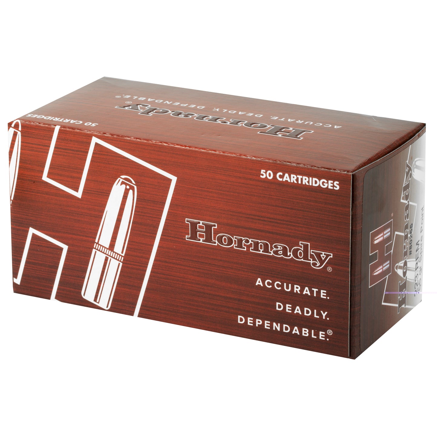 Hornady, Custom, 223REM, 55 Grain | SP | (50 Round Box)