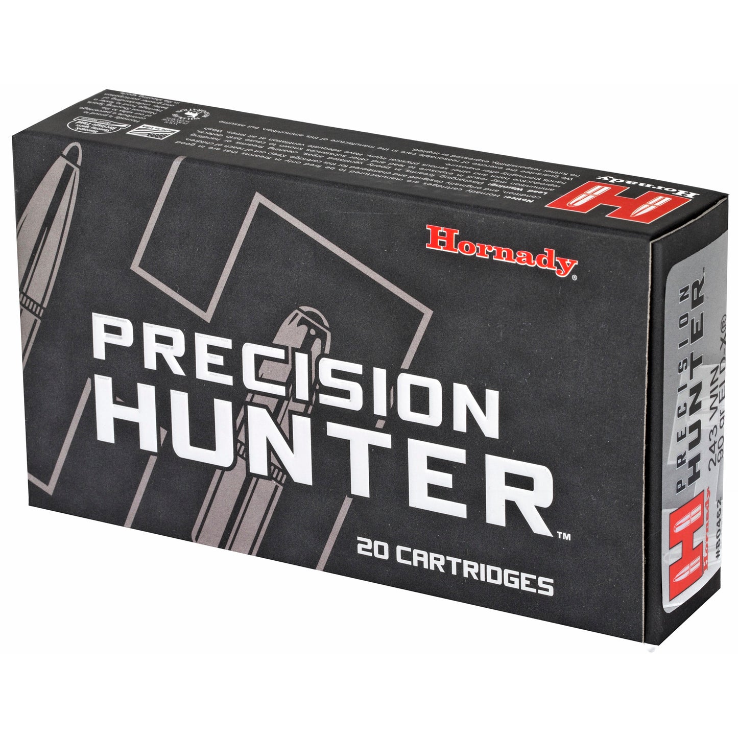 Hornady, Precision Hunter, 243 Winchester, 90 Grain, ELD-X (20 Round Box)