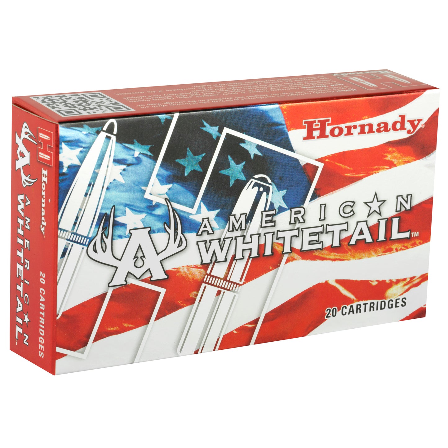 Hornady, American Whitetail, 243Win, 100 Grain, Interlock Boat Tail Soft Point (20 Round Box)