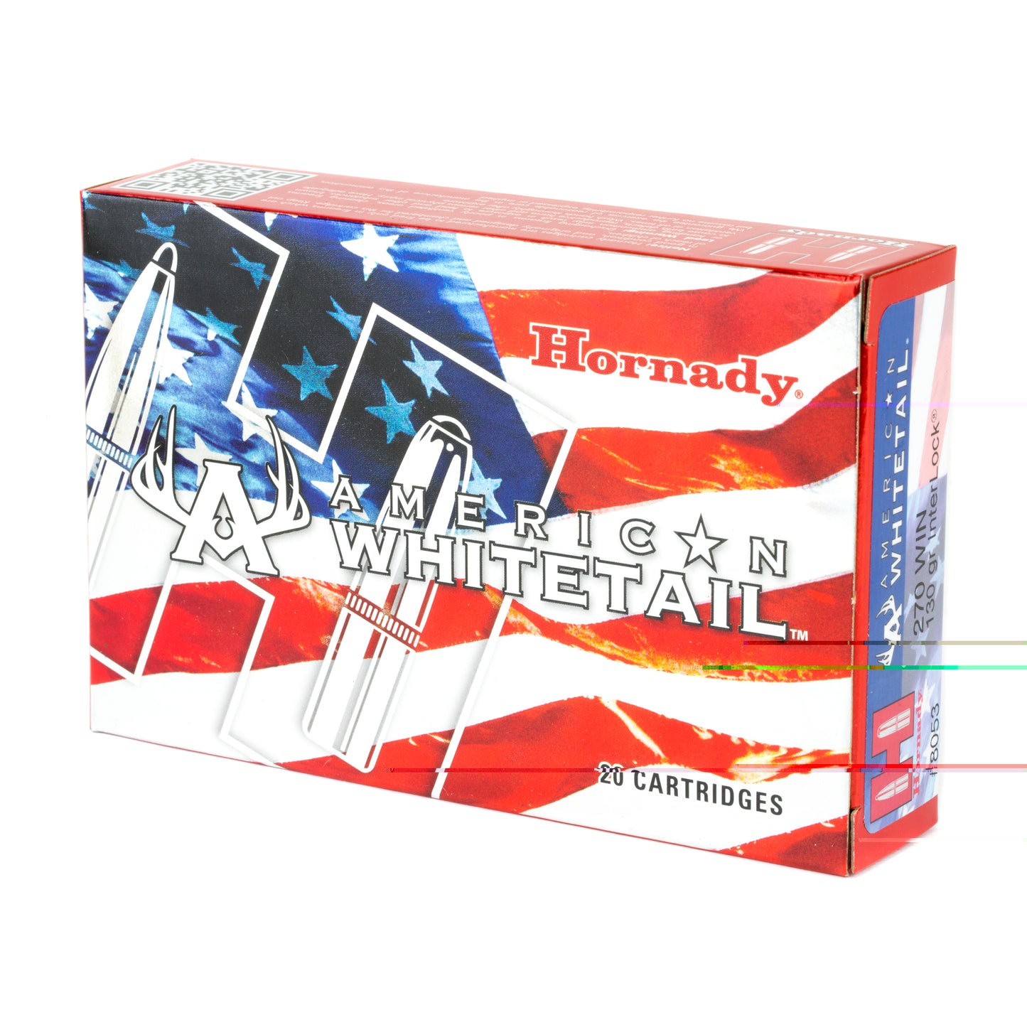 Hornady, American Whitetail, 270Win, 130 Grain | INT BTSP | (20 Round Box)