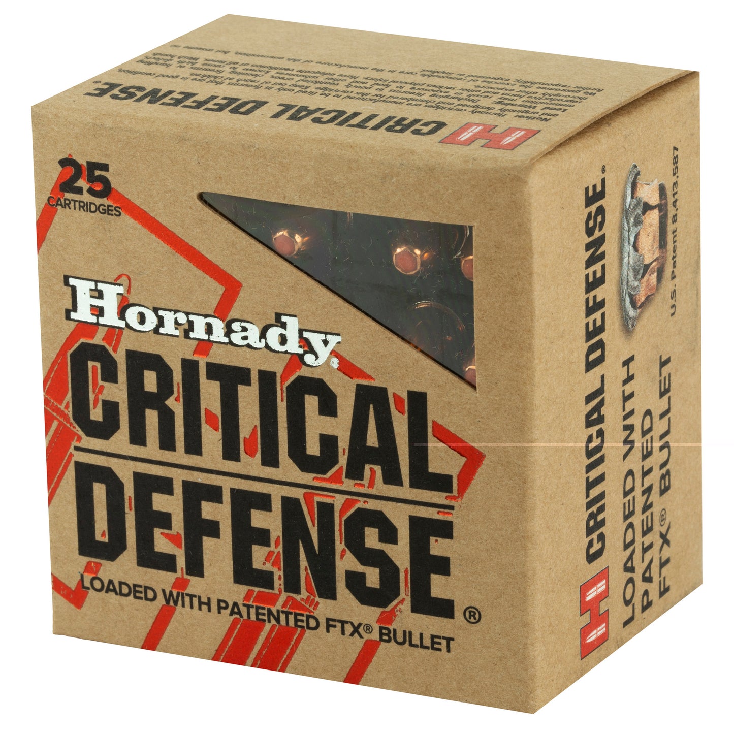 Hornady, Critical Defense, 30 Carbine, 110 Grain, Flex Tip (25 Round Box)