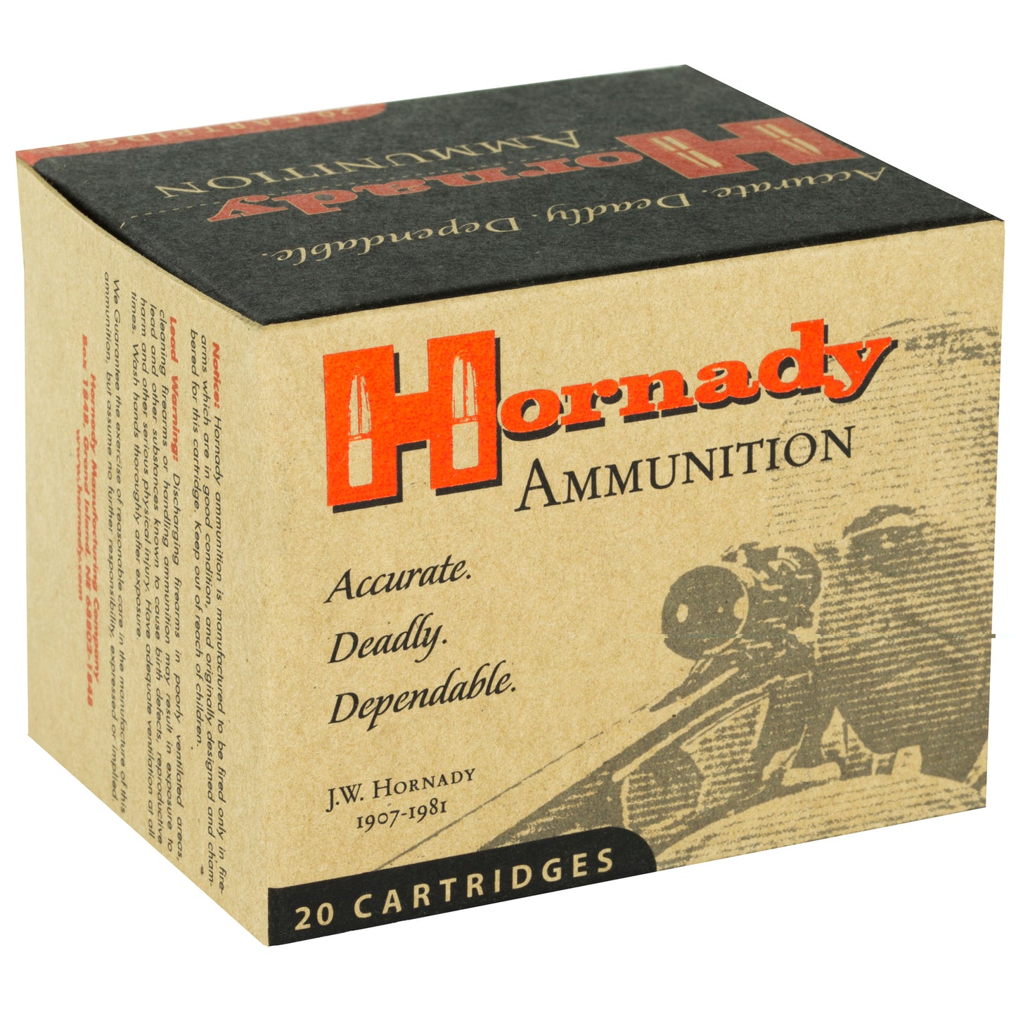 Hornady 500 S&W 500Gr XTP Flat Point (20 Round Box)