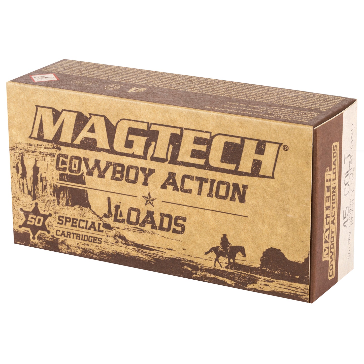 Magtech, Cowboy Action Loads, .45 Colt, 250 Grain | Lead Flat Nose, L-Flat | 50 Rounds per Box