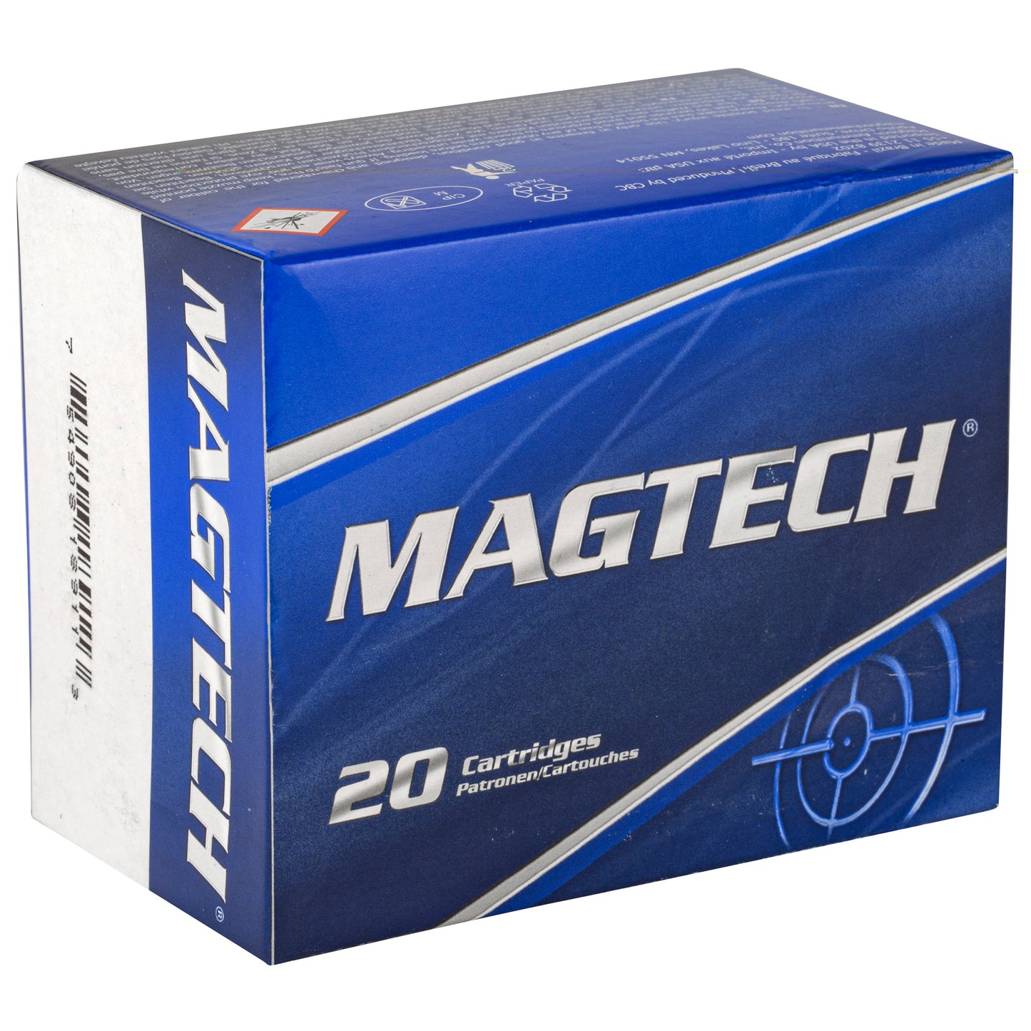 Magtech, .500 S&W, Magnum, Mag, 325 Grain, Semi-Jacketed Soft Point-Flat, SJSP-FLAT, 20 Rounds per Box
