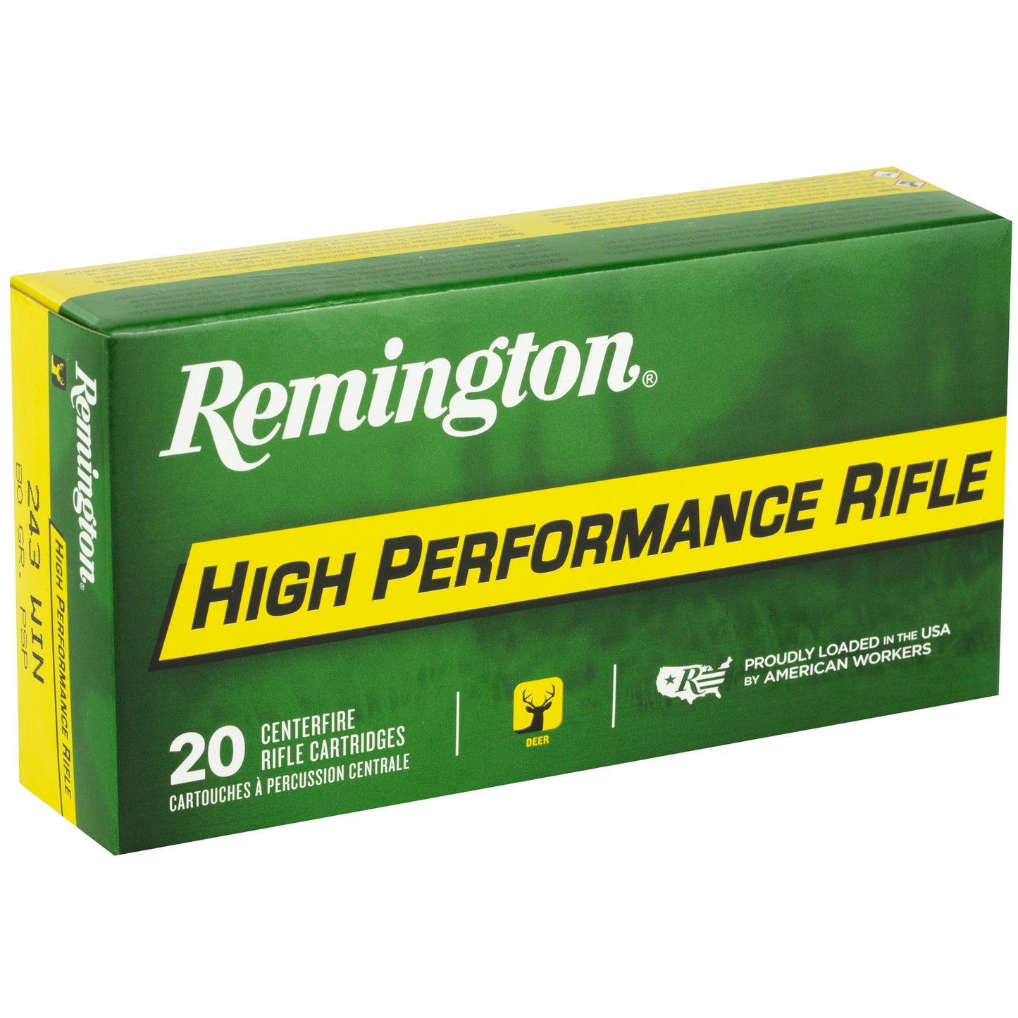Remington, High Performance, 243 Winchester, 80 Grain | PSP | (20 Round Box)