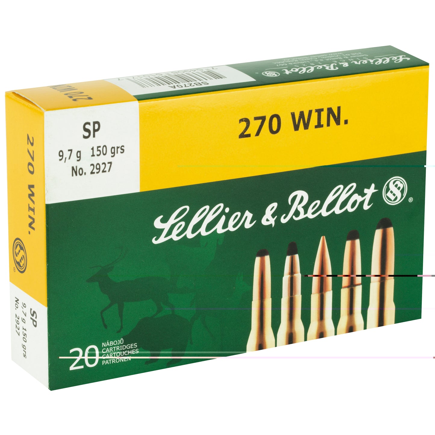 Sellier & Bellot, Rifle, 270WIN, 150 Grain | SP | (20 Round Box)