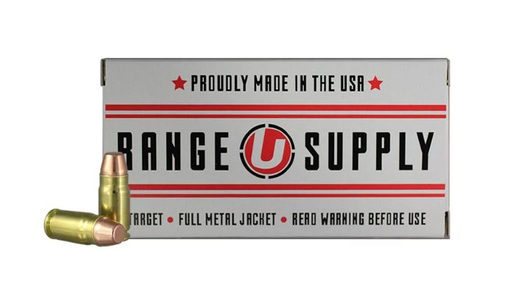 Underwood Ammo Range Supply .357 Sig Handgun Ammo - 124 Grain | FMJ | (50 Round Box)