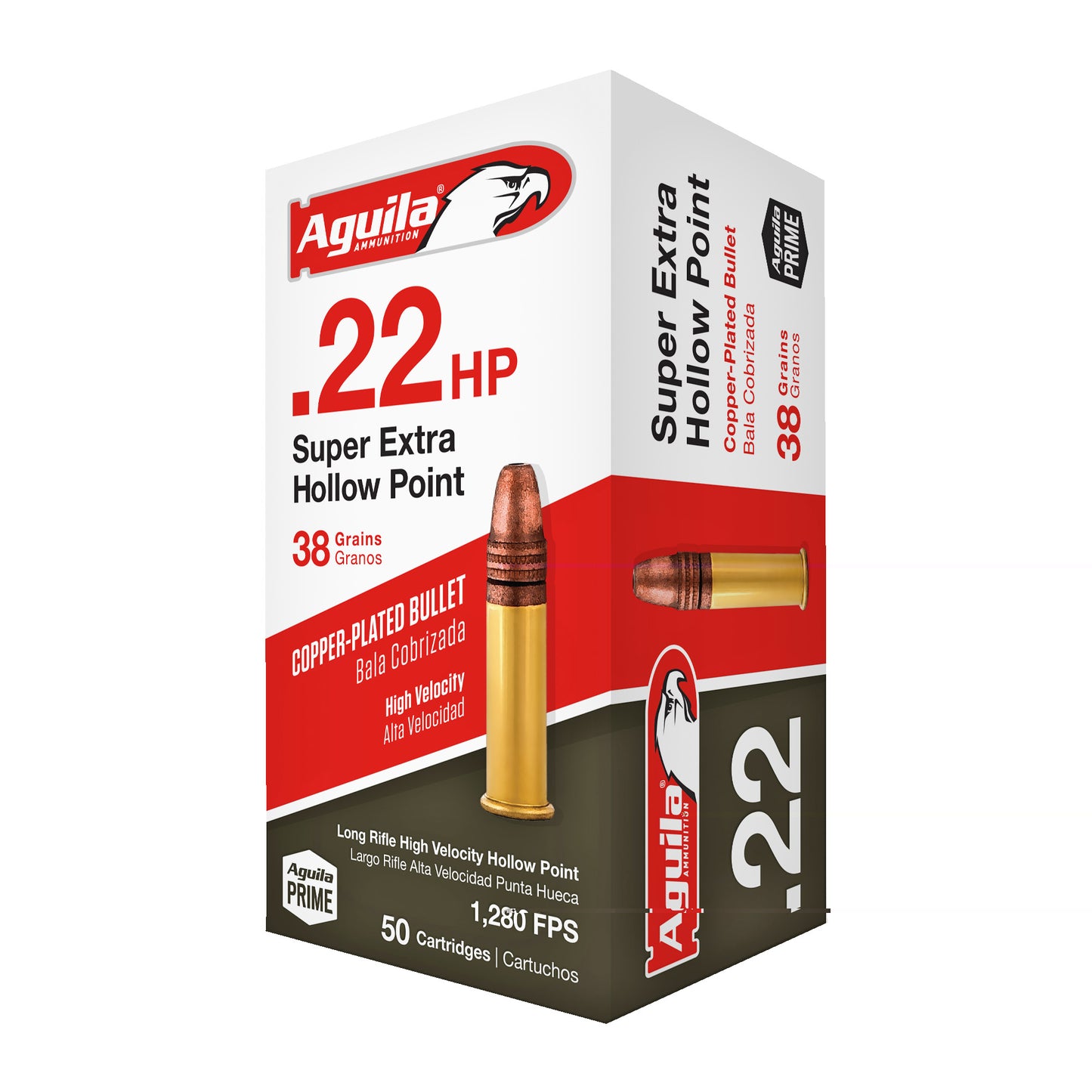 Aguila 22LR HV 38GR |HP| (50 Round Box)