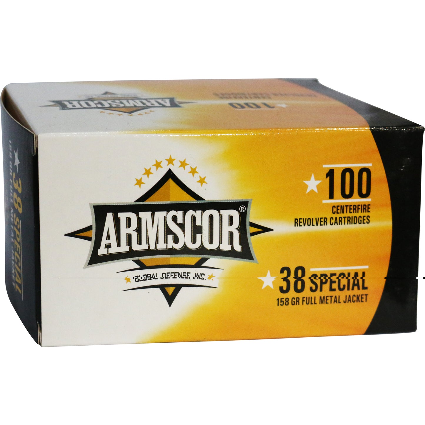 Armscor, Ammo, 38 Special, 158 Grain | FMJ | (100 Round Box)