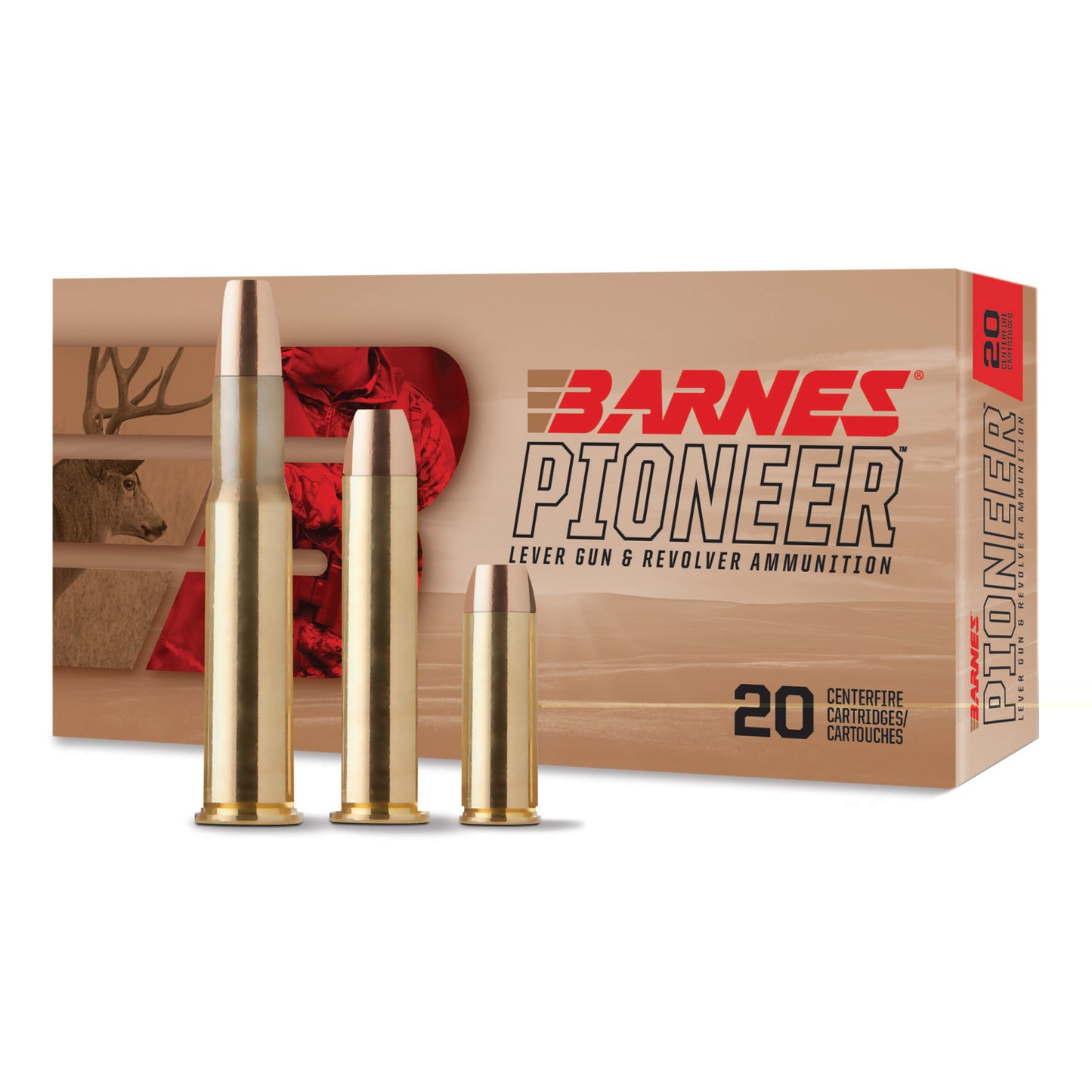 Barnes Pioneer, 357 Magnum, 180 Grain (20 Round Box)