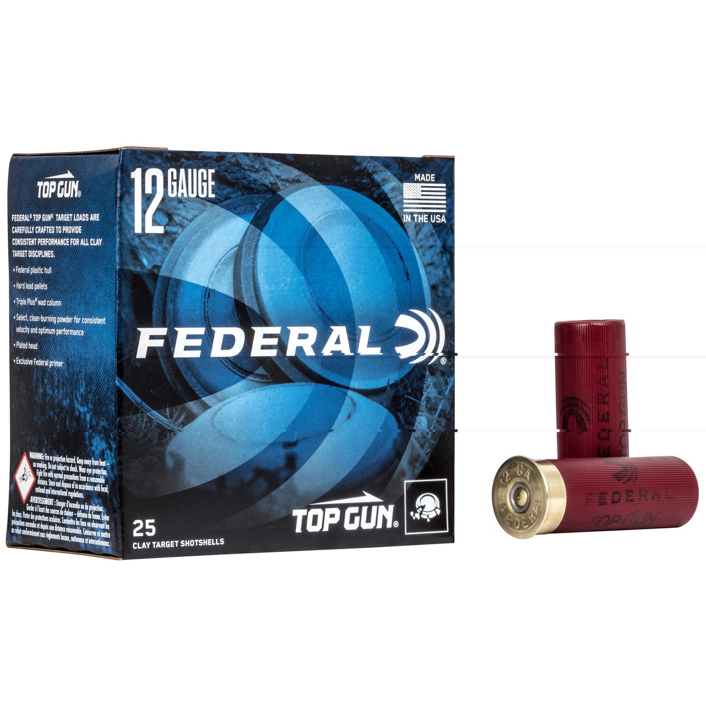 Federal, Top Gun, 12 Gauge 2.75", #9, 1 1/8 oz (25 Round Box)