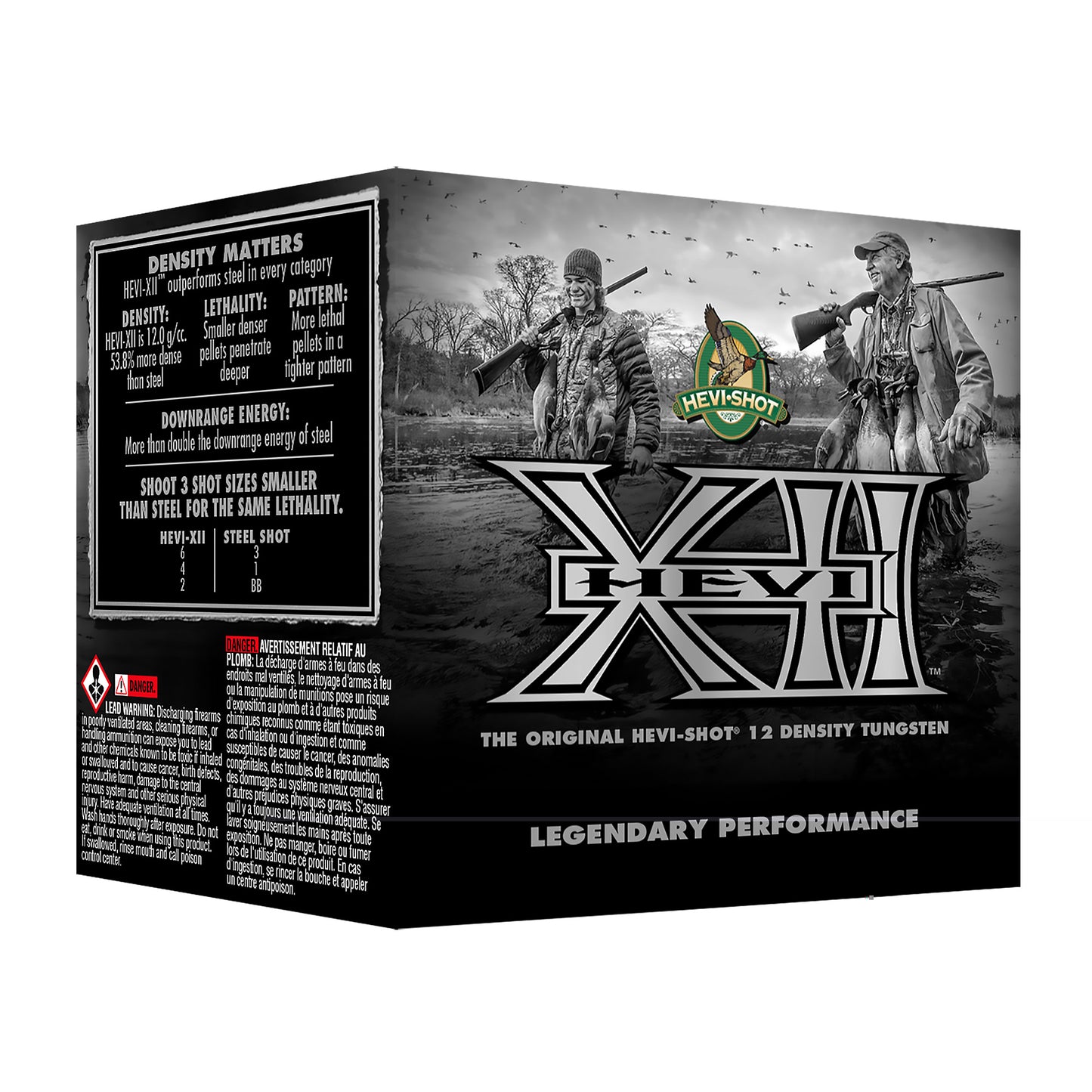 HEVI-Shot, HEVI-XII, 12 Gauge, 3", #2 Shot Size, 1 1/8 oz (25 Round Box)