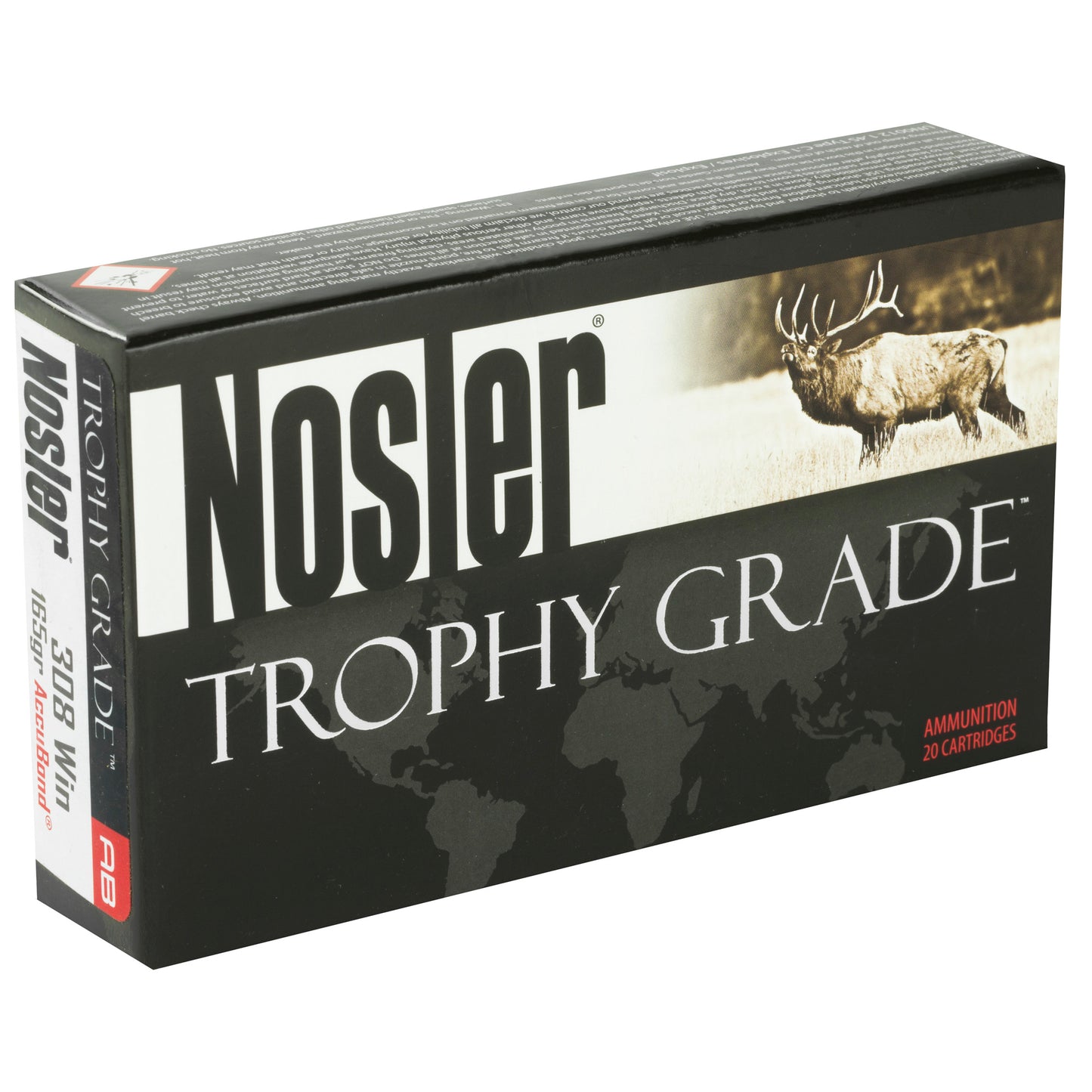 Nosler, Rifle, 308WIN, 165 Grain, AccuBond, 20 Round Box