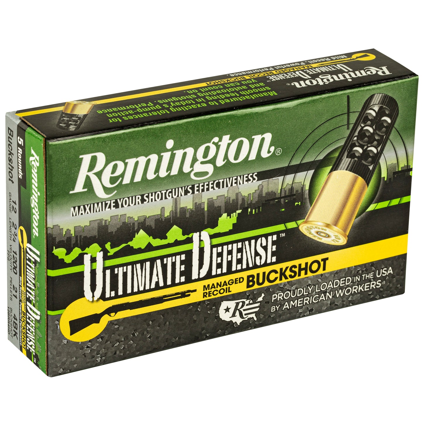REM ULT DEF 12GA 2.75" 4 BUCK 5/100