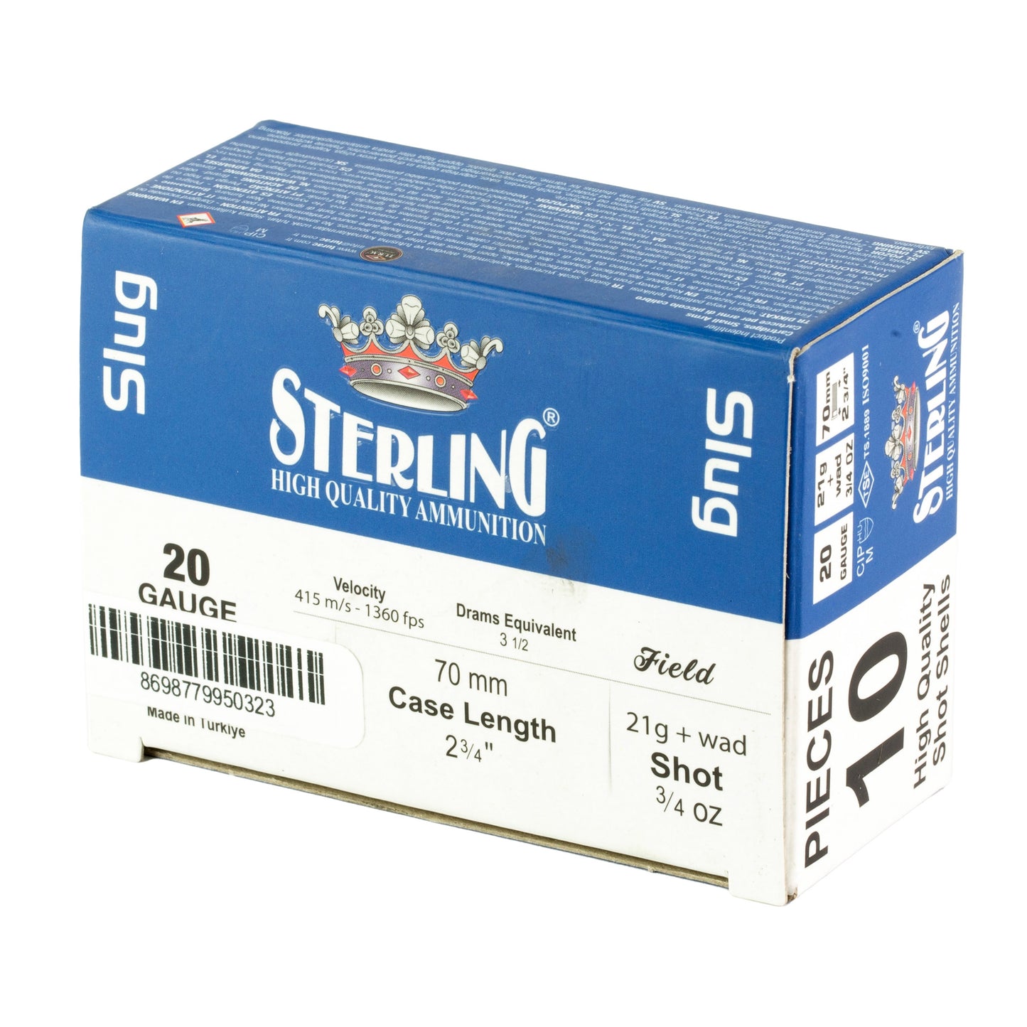 STERLING BIG GAME 20GA SLUG 10/200