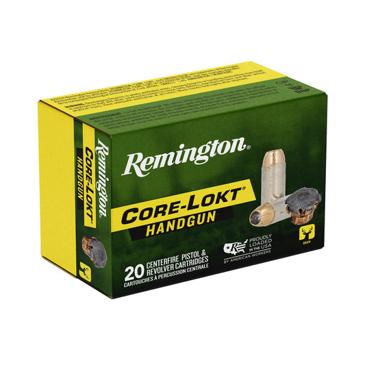Remington, Core Lokt Handgun, 357 Magnum, 180 Grain | JHP |  (20 Round Box)