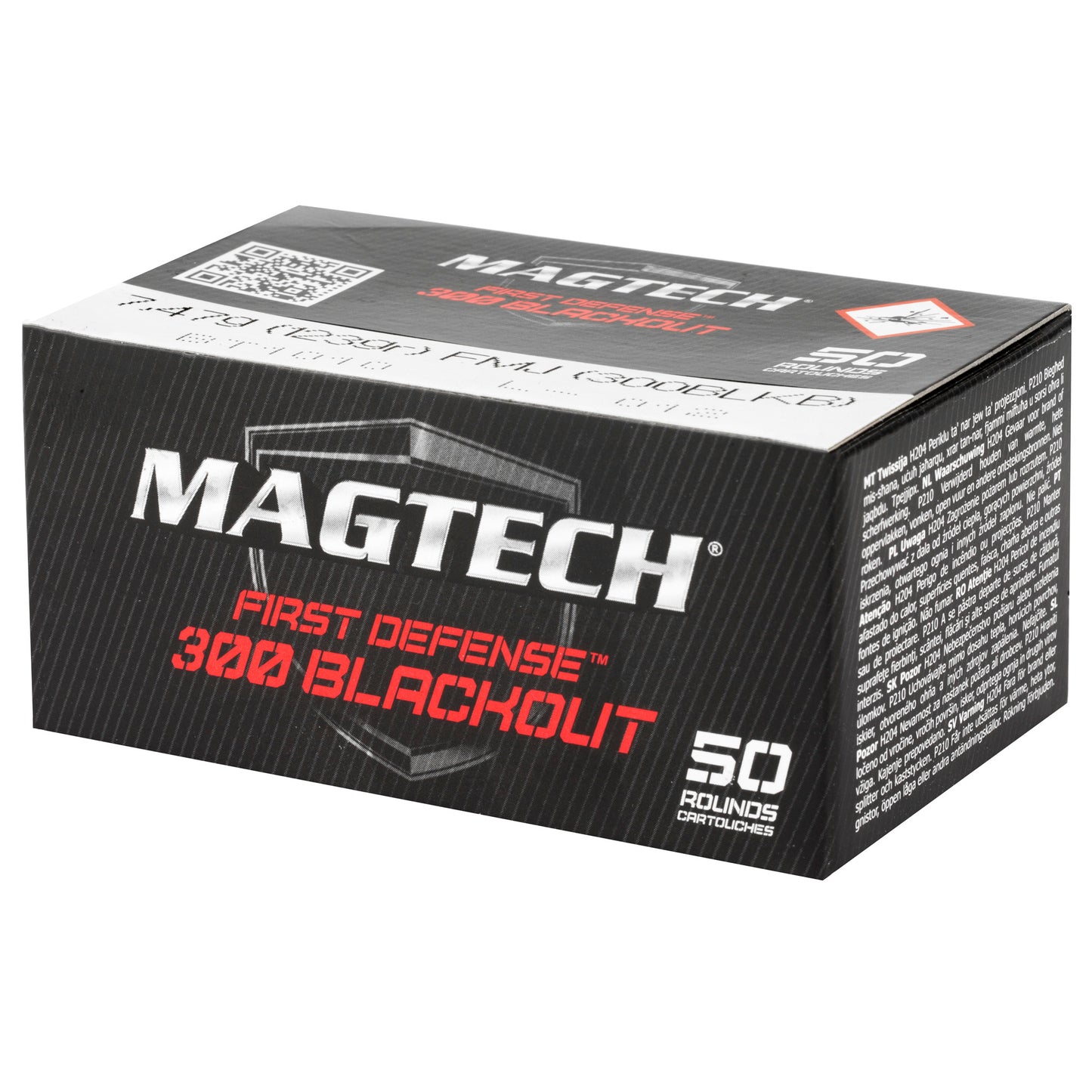 Magtech, First Defense, 300 Blackout, 123 Grain, Full Metal Jacket, 50 Round Box