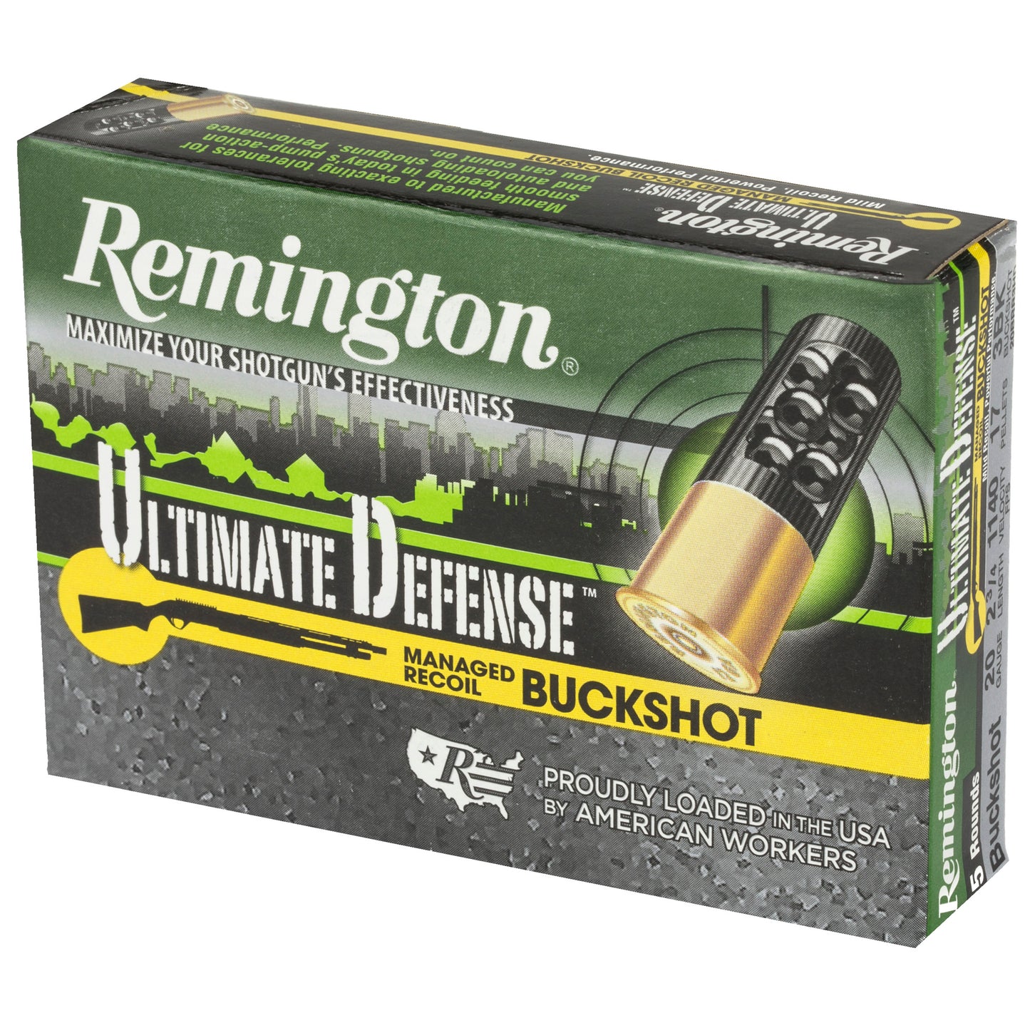 REM ULT DEF 20GA 2.75" 3 BUCK05/100