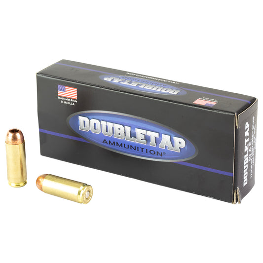 DoubleTap Ammunition, Lead Free, 50 Action Express, 275 Grain, Solid Copper Hollow Point, 20 Round Box